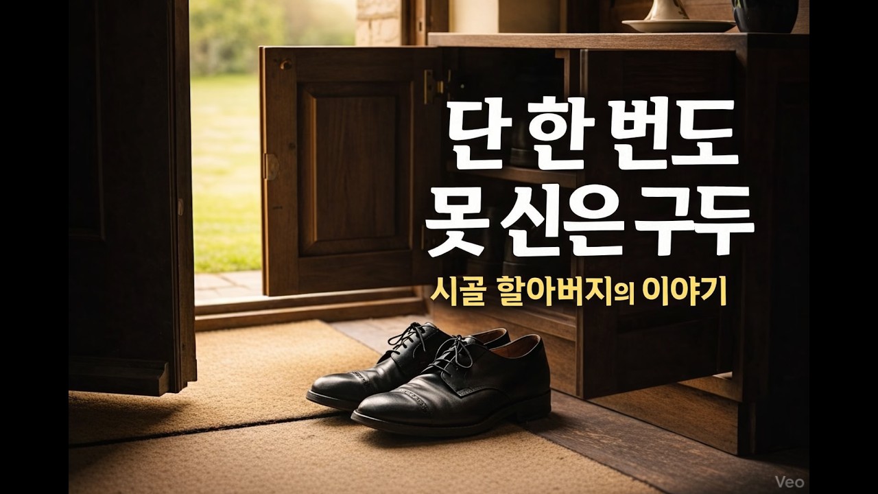 83세 할아버지 신발장 속 구두, 평생 꺼내지 못한 이야기