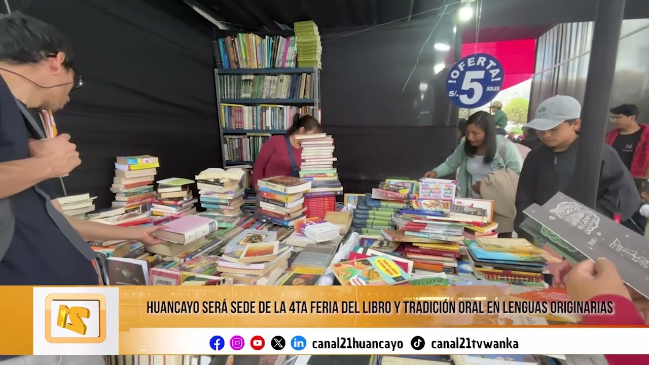 Huancayo será sede de Feria del Libro en lenguas originarias