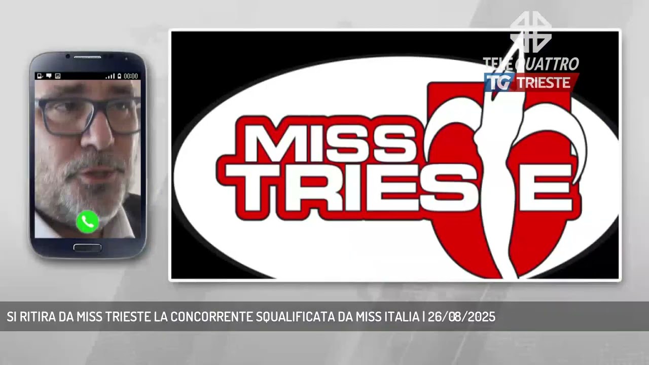 SI RITIRA DA MISS TRIESTE LA CONCORRENTE SQUALIFICATA DA MISS ITALIA | 26/08/2025