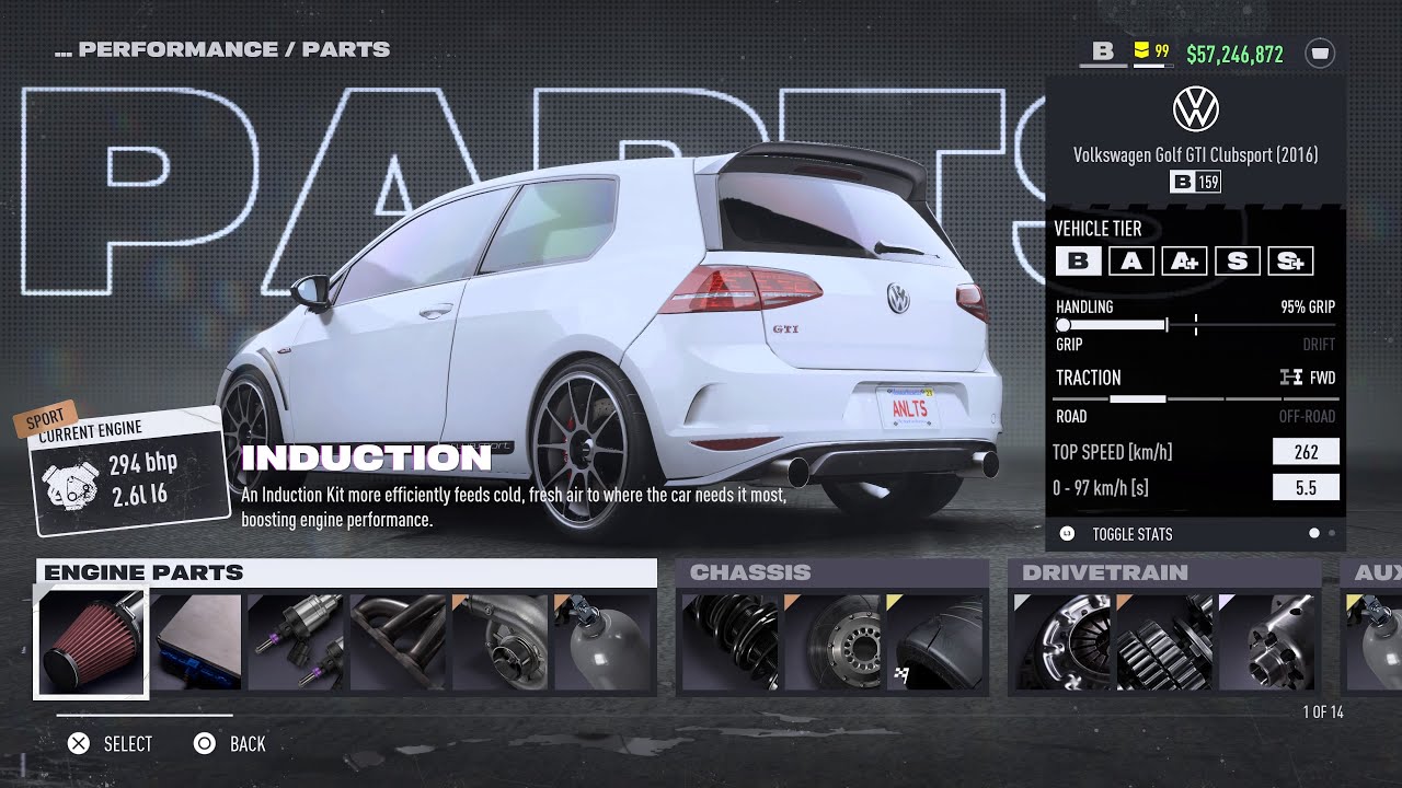 NFS Unbound | Golf GTI Clubsport Is Funny To Drive | 159 B BUILD GRIP