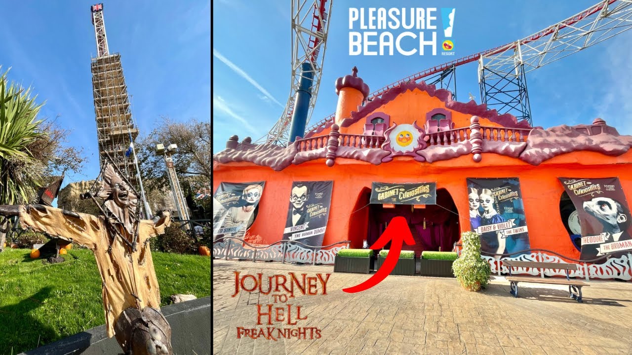 Blackpool Pleasure Beach Updates October 2024 | Journey To Hell Getting Ready!