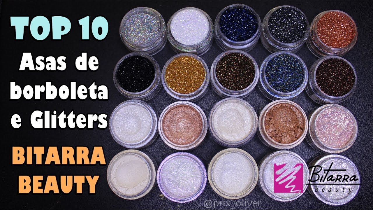 💕Top 10 Asas de Borboleta e Glitters | Bitarra Beauty