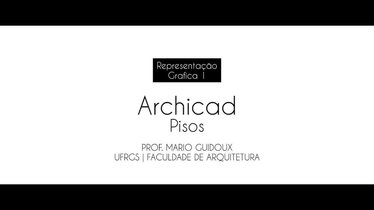 ARCHICAD – Pisos