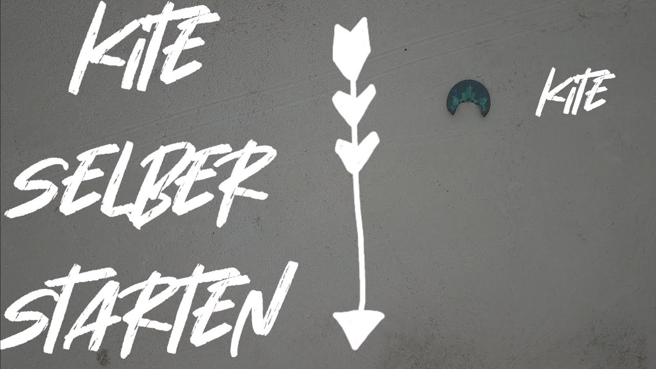 Kite selber starten (mit Drohnenaufnahmen) - Step by Step Anleitung