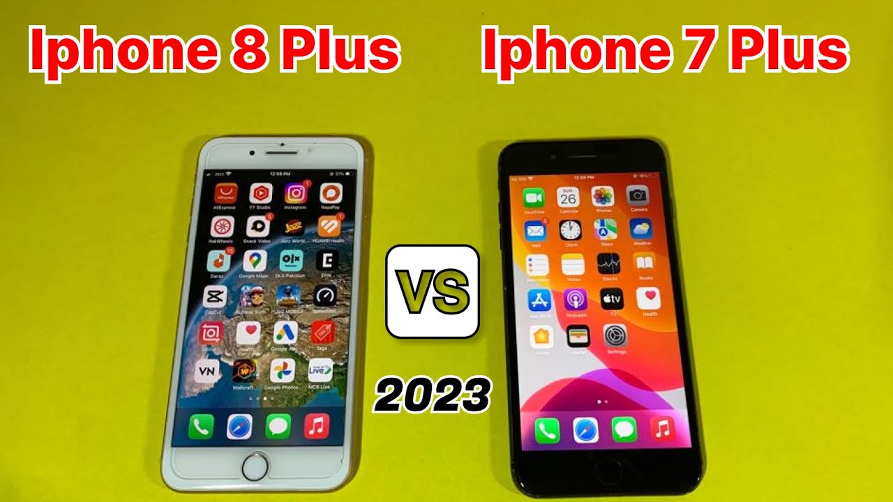 IPhone 7 Plus vs IPhone 8 Plus in 2023🔥Detailed Comparison in Hindi⚡️| Camera Test | PUBG Test