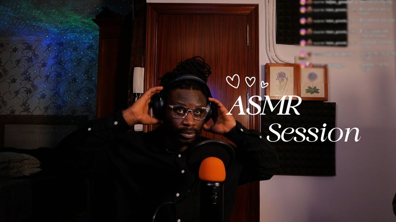 ASMR Whispered Rambles,Tactile Triggers – No-talking, sounds only, Live ASMR Sessions