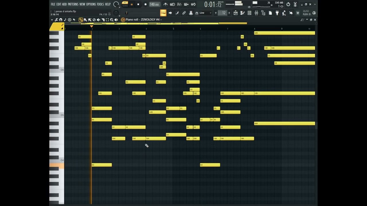 Penas de Antaño - Milo J en FL Studio