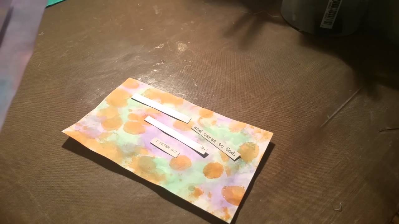 Part 2 - Watercolor Background For Scripture Writing