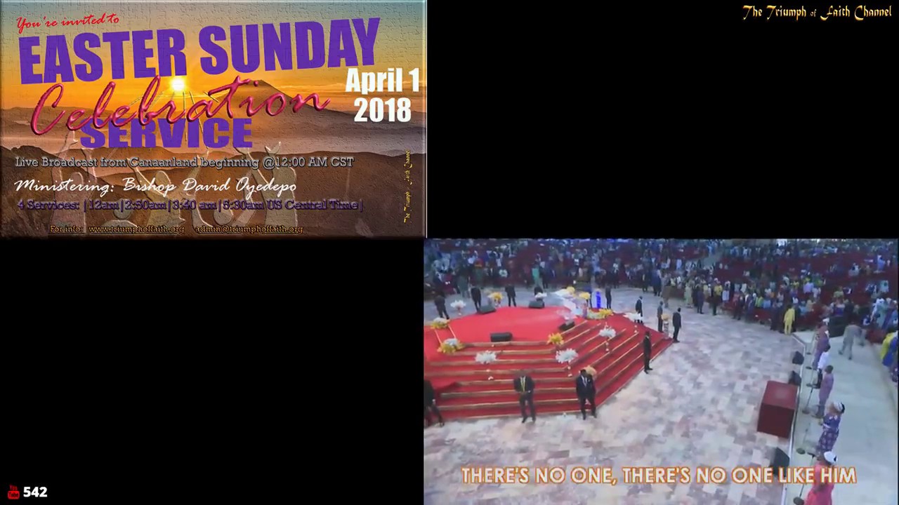 Easter Celebration Praise  April 1, 2018 [4th Service]