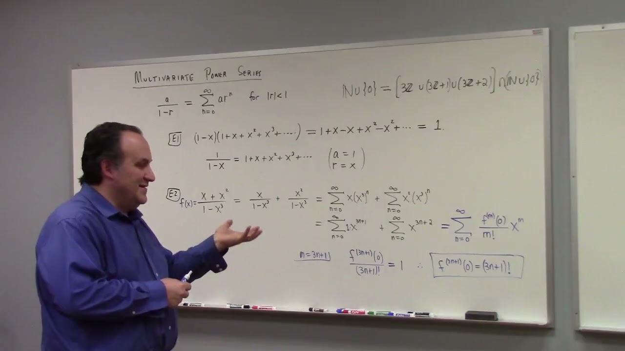 Advanced Calculus: from power series to complex integrals and then Euler Lagrange,  2-17-26 part 1