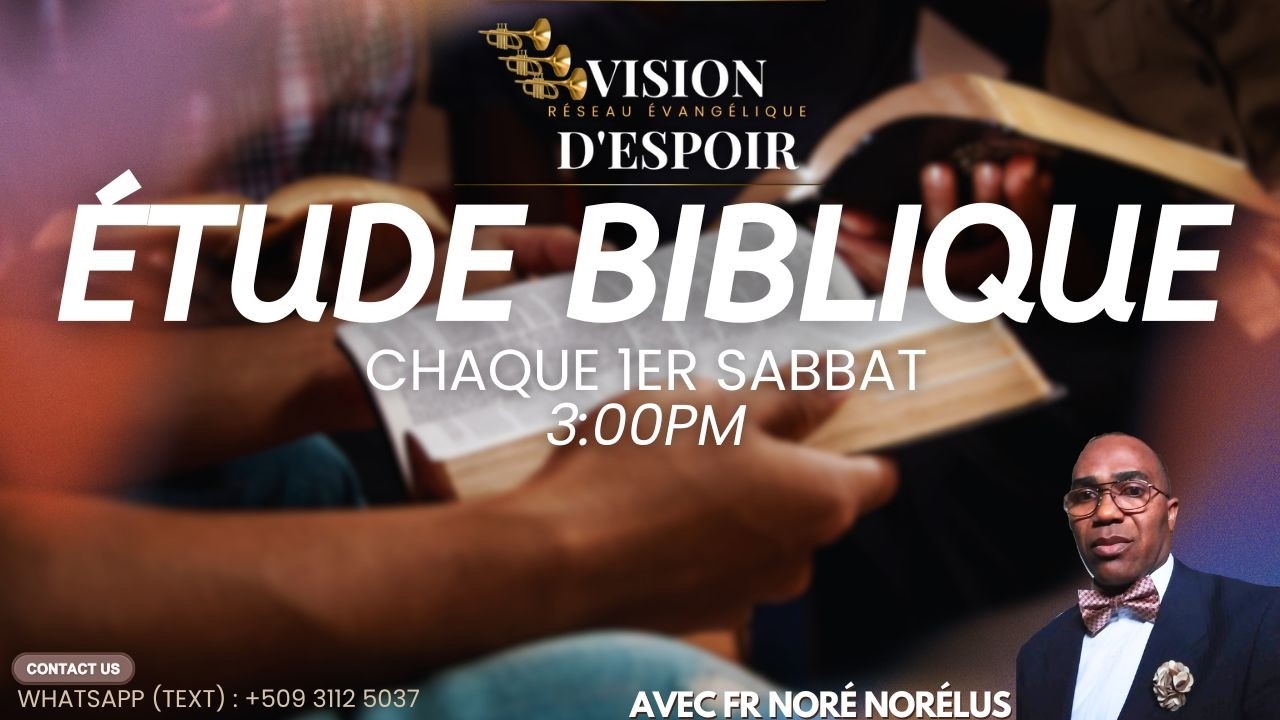 Etude Biblique : Le Réconfort dans la détresse | Fr Nore Norelus | 7 Mars 2026 | VISION D'ESPOIR T