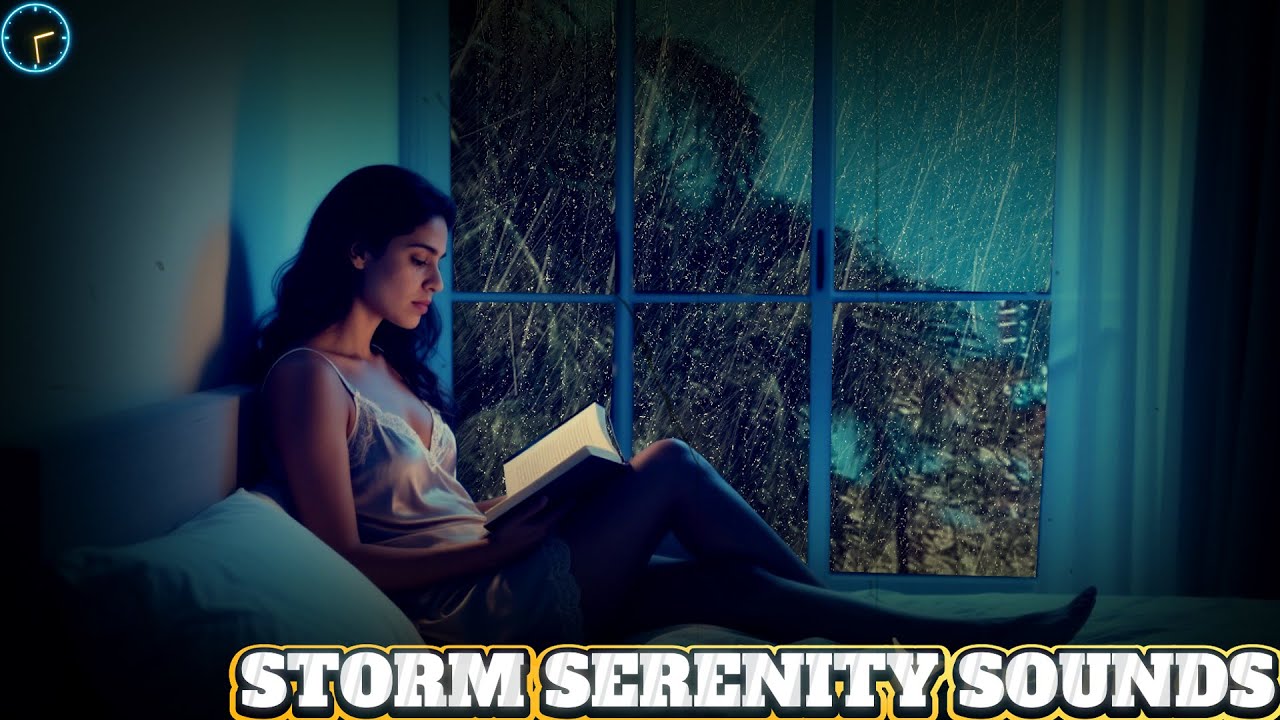 Night Routine With Relaxing Rain And Thunder For Better Sleep