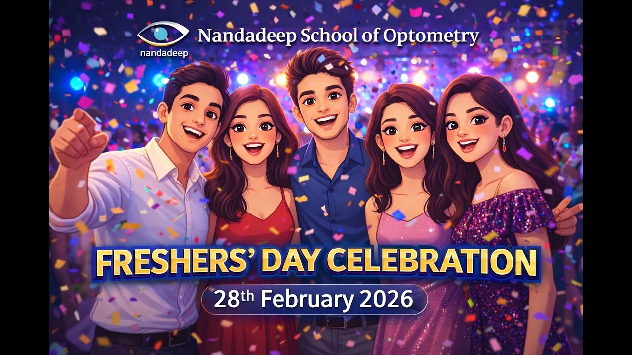 Freshers’ Day Celebration 2026 | Nandadeep School of Optometry 🎉