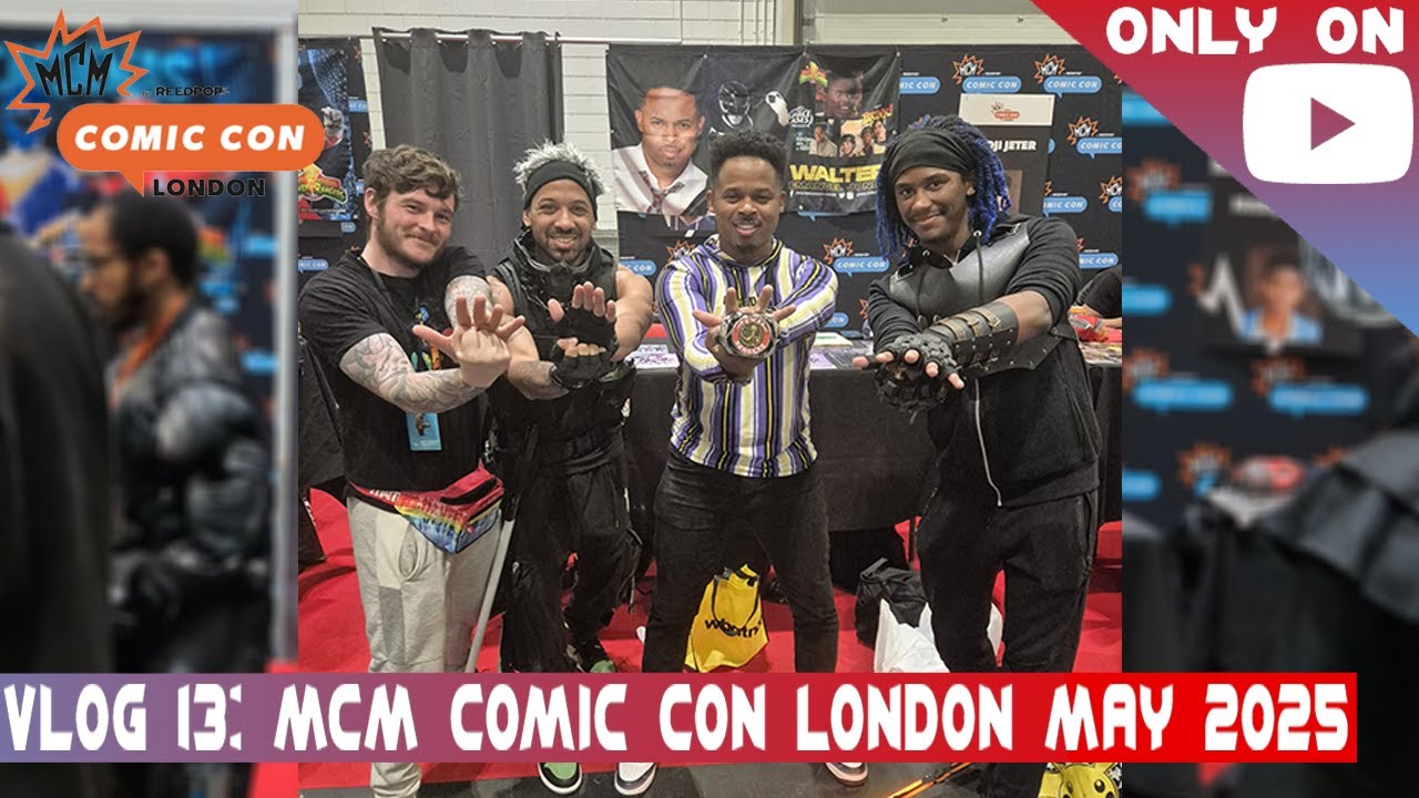 Vlog #13: MEETING @WalterEJones , COSPLAYING & GAME HUNTING At MCM London Comic Con May 2025