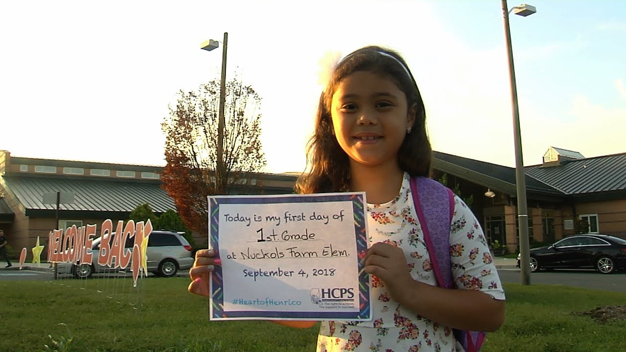 Nuckols Farm Elementary - First Day 2018