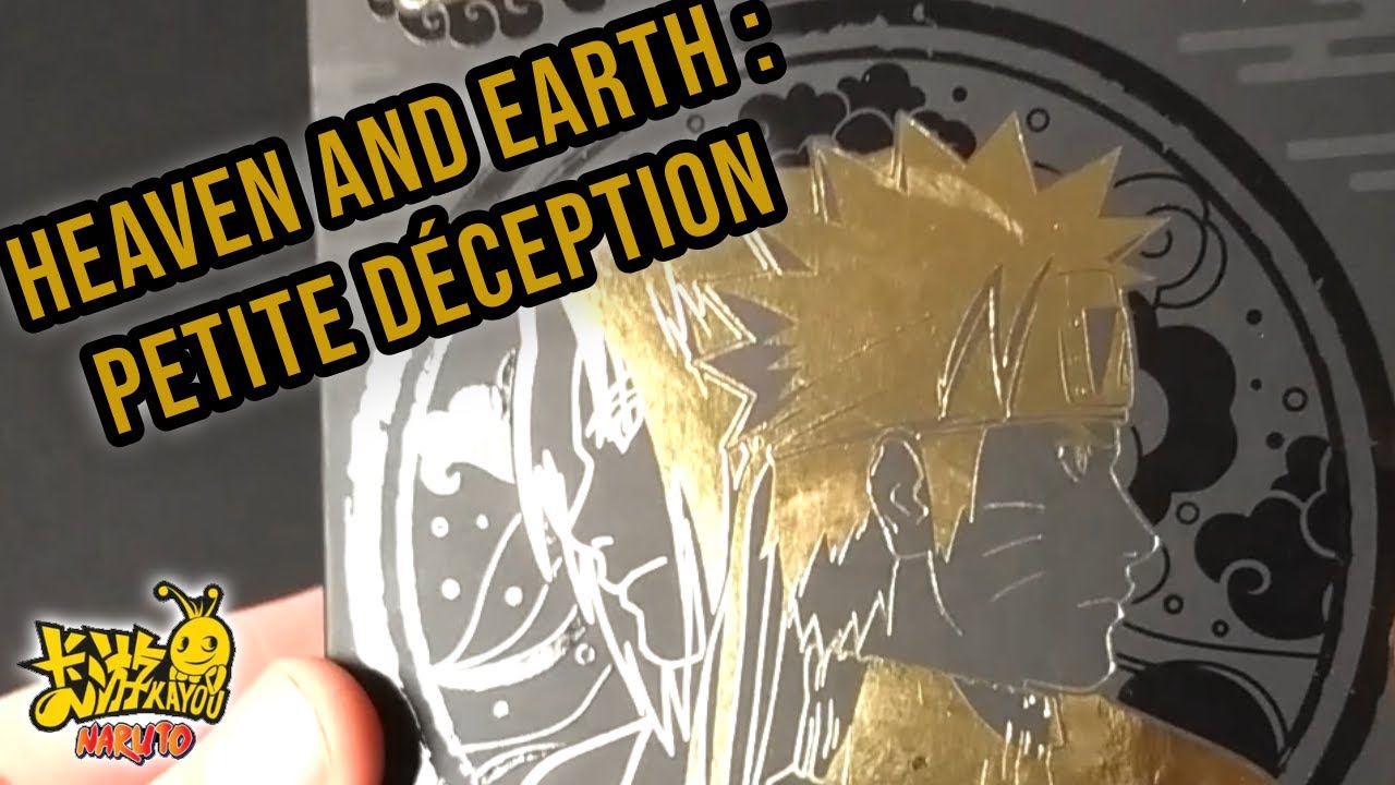 Naruto Kayou Heaven and Earth : boîte de qualité - deux cartes exclusives !