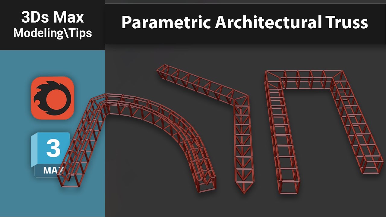 Advanced Parametric Truss in 3Ds Max &ndash; Fully Custom Sweep & Spline Control