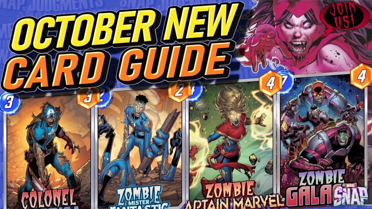 Давайте оценим ВСЕ новые карты сезона Marvel Zombies! Полный обзор колод!