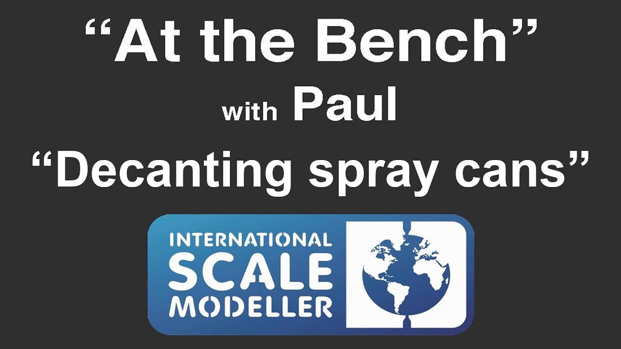 Decanting Spray cans 