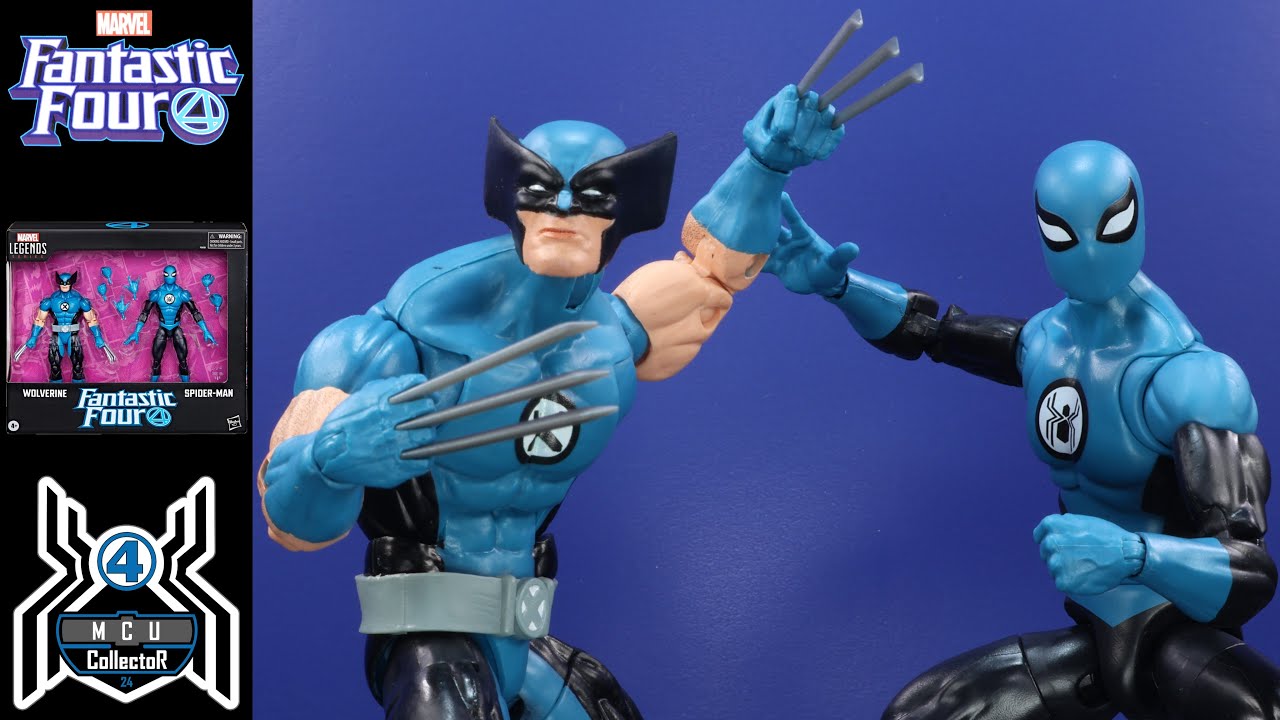 Marvel Legends WOLVERINE & SPIDER-MAN FANTASTIC FOUR 2-Pack Figure Review