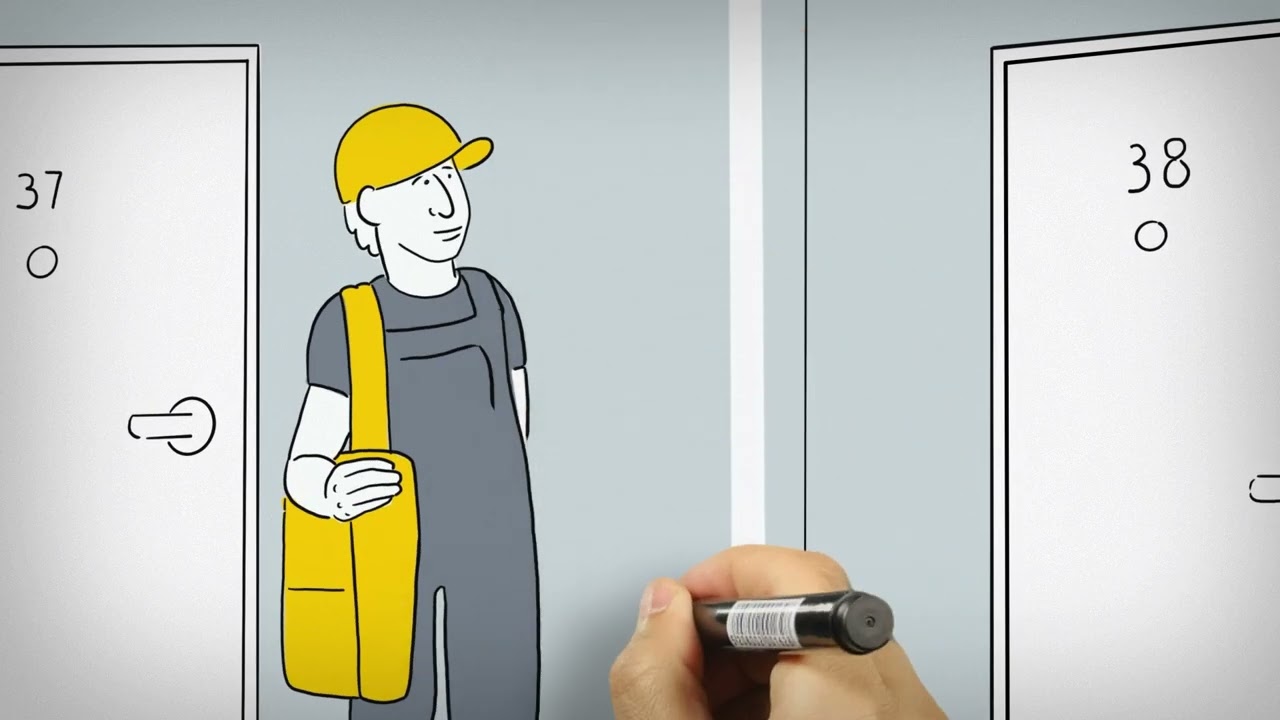 Przebieg instalacji usługi światłowodowej u Klienta w bloku mieszkalnym.📹