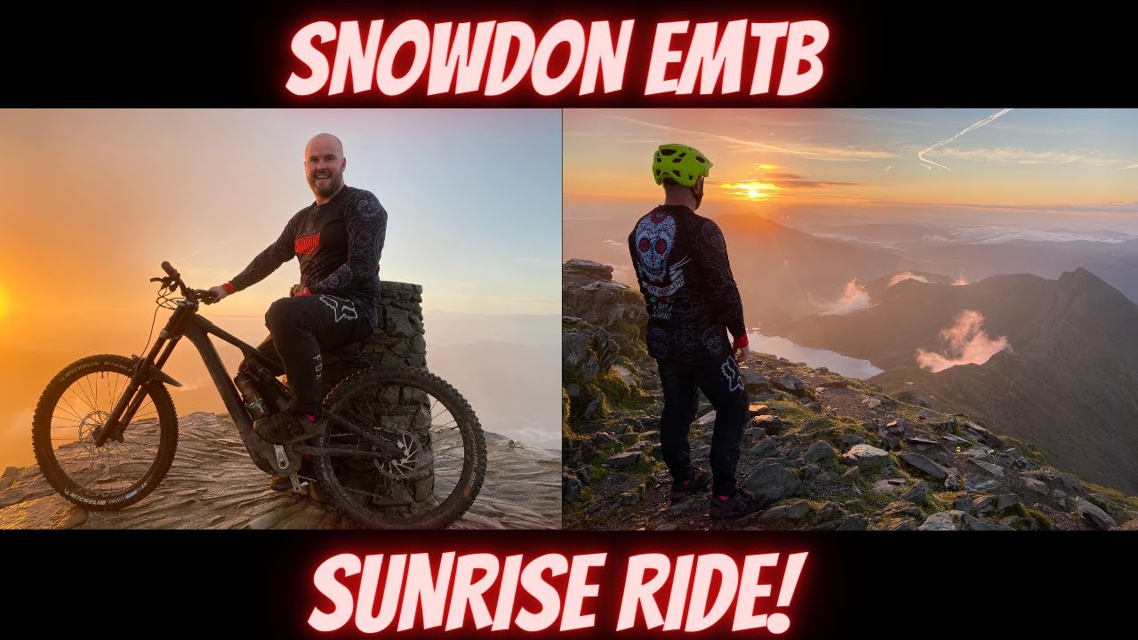 I rode my EMTB up Snowdon for the Sunrise!