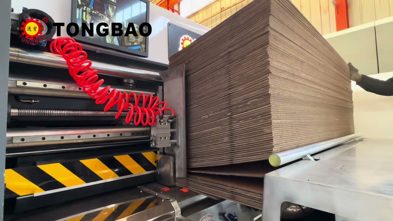 TONGBAO FLEXO FOLDER GLUER INLINE CASEMAKER