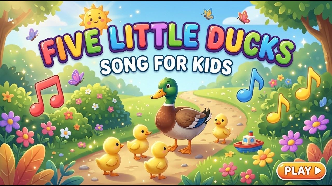 Five Little Ducks Song For Kids