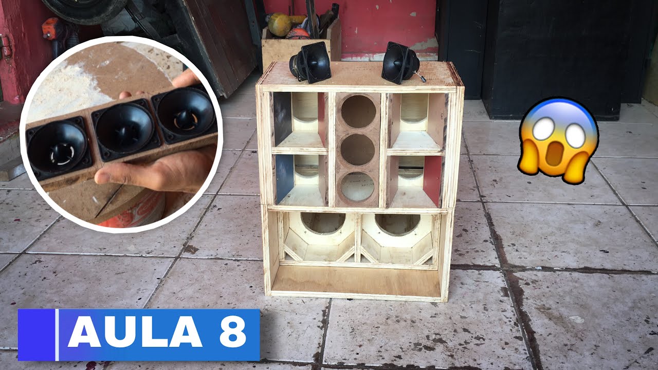 Finalizando a estrutura do mini paredão | Eu fiz uma modificação nos mini tweeter 😱