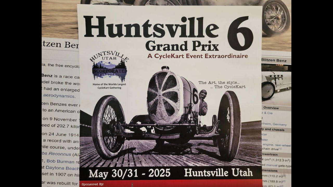 Cyclekarts at the Huntsville Grand Prix 6 2025