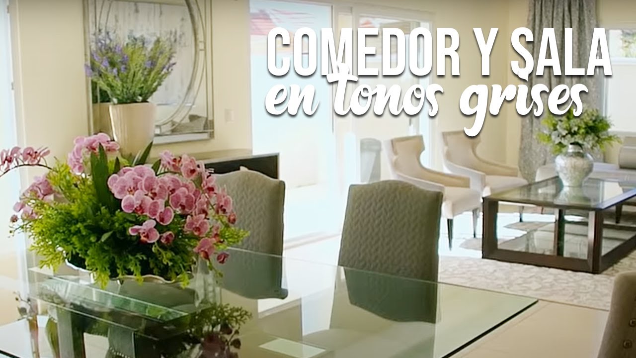 MAKEOVER: Comedor y sala en tonos de grises