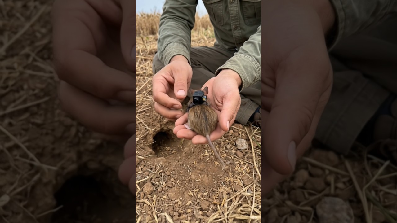 Mouse Camera Goes Inside Burrow 🐭 | Real Underground Life Caught on Camera