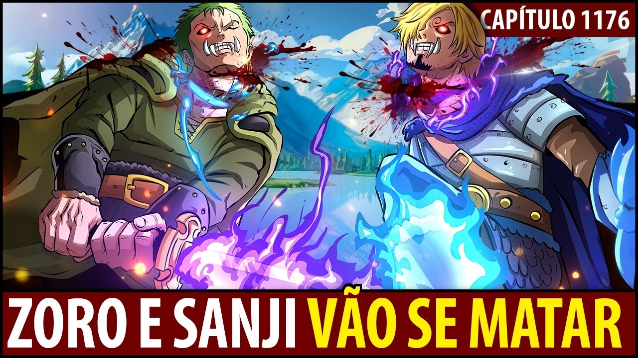 ONE PIECE AGORA TEM MORTE INFINITA! ZORO VS SANJI REALMENTE É REAL! REVIEW ONE PIECE 1176