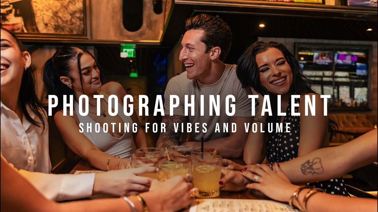 Creating Food & Cocktail content with Talent on-location