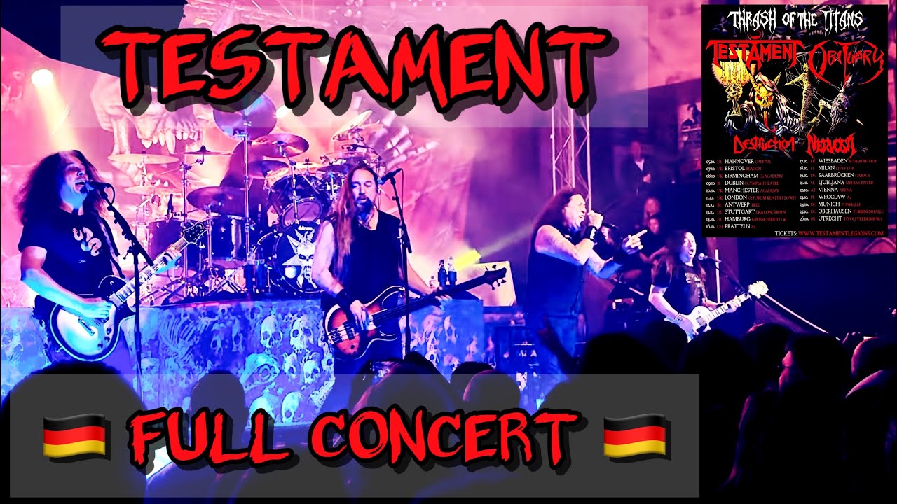 Testament Live FULL CONCERT Stuttgart Germany October 13 2025 🇩🇪