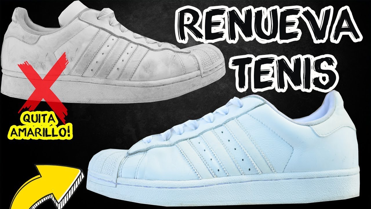 RENUEVA TUS TENIS BLANCOS (ADIDAS SUPERSTAR - QUEDAN COMO NUEVOS)