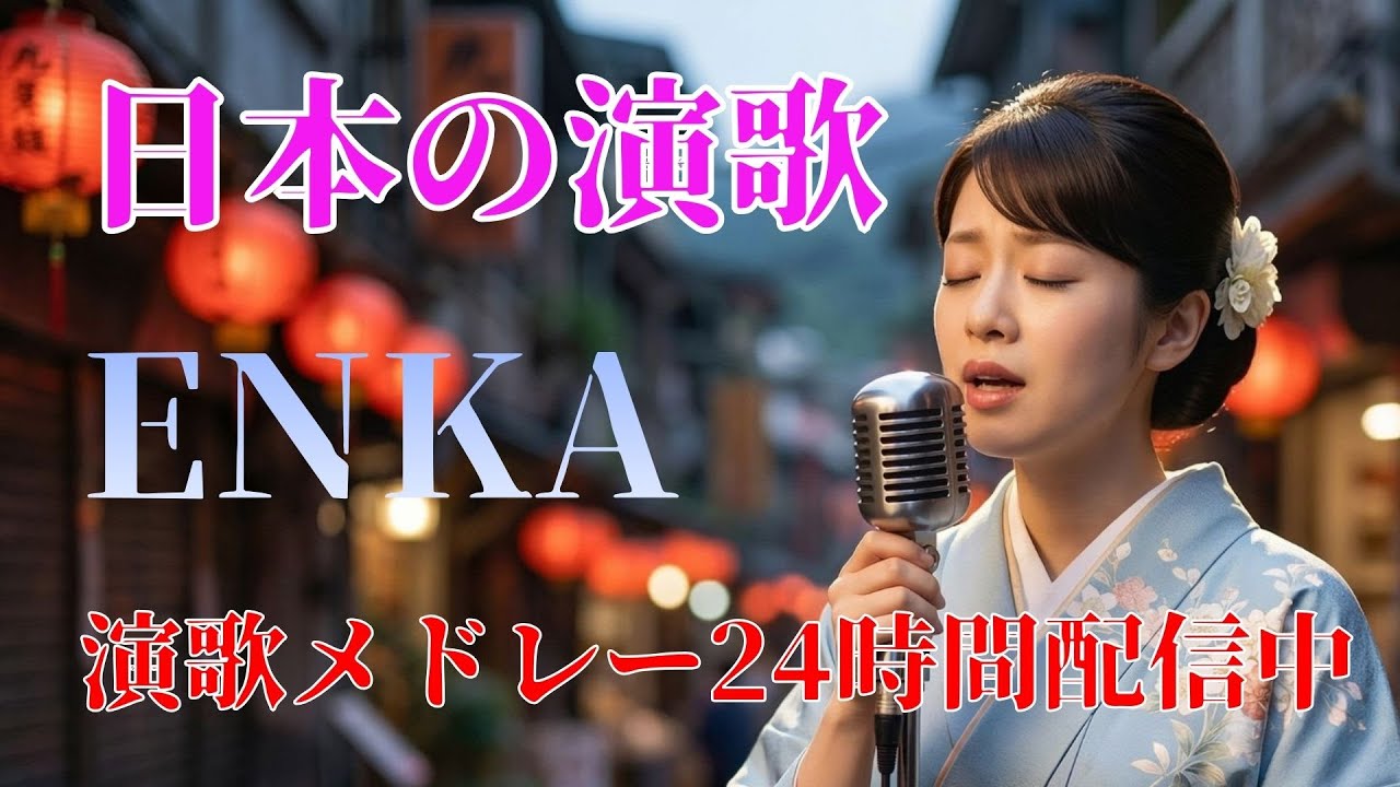 💖日本の名曲演歌メドレー💖２４時間ライブ配信中🎵