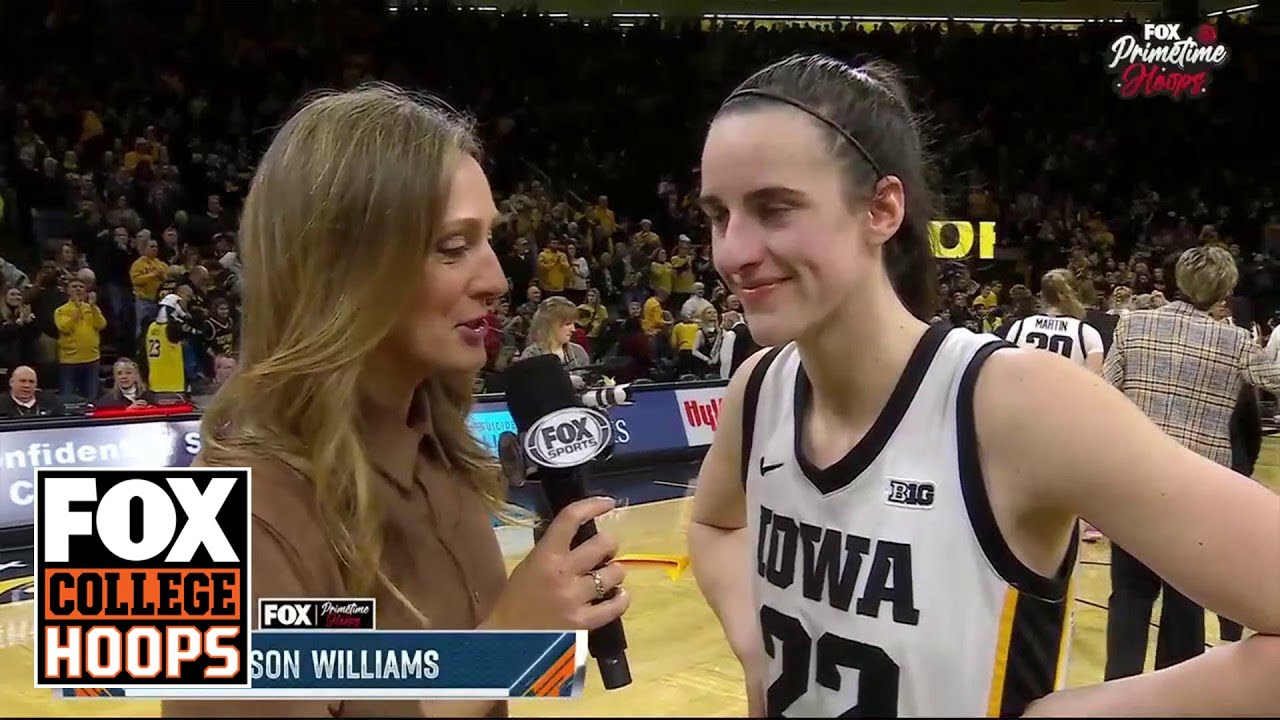 'It was a team win' - Caitlin Clark reflects on Iowa's victory over Indiana | CBB on FOX