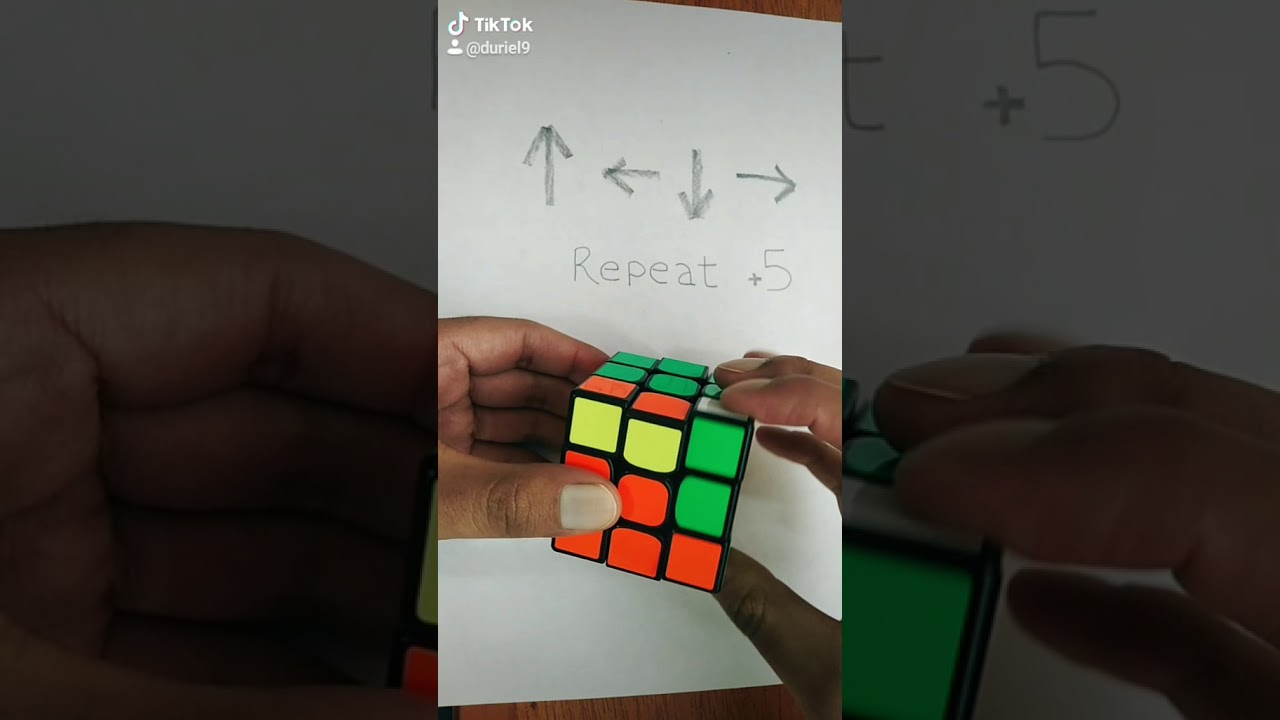 Video viral en TikTok Cubo de Rubik!!!