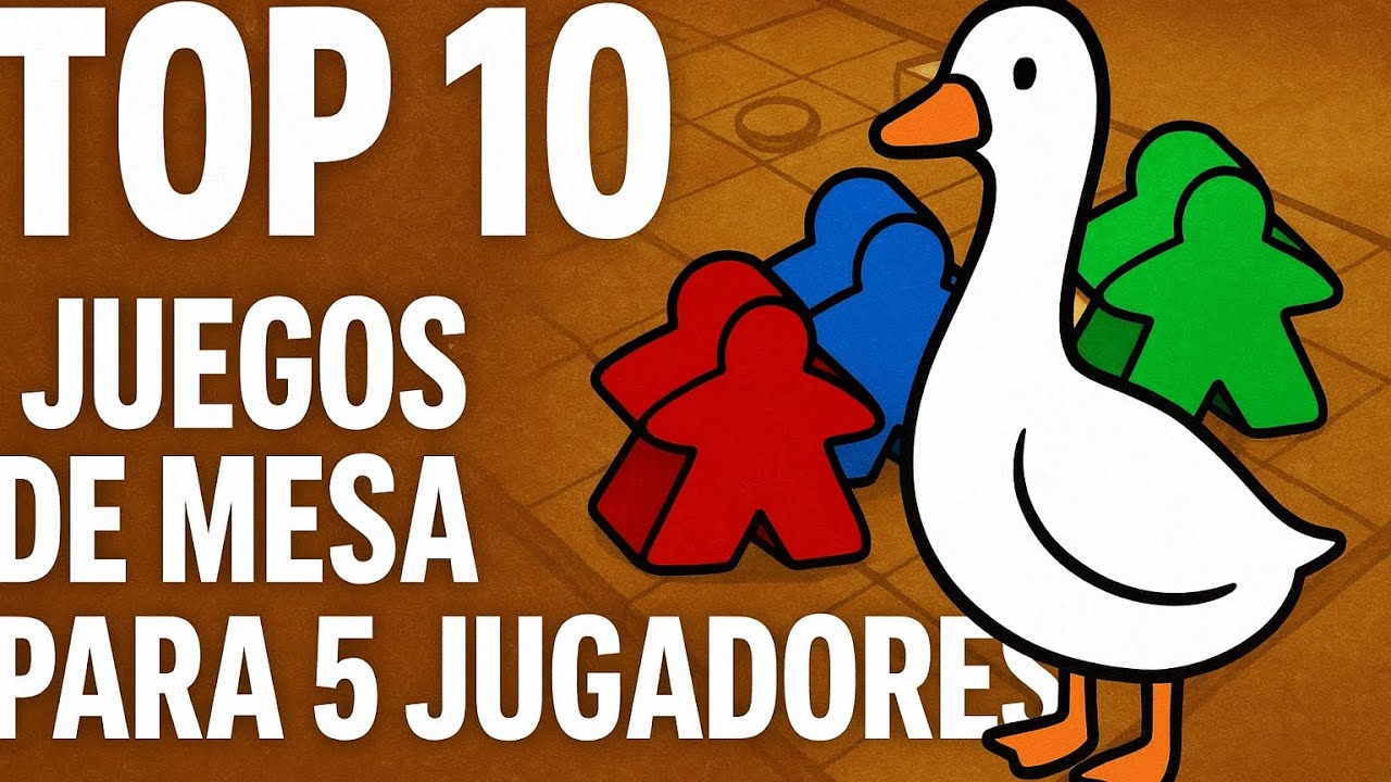 🎲✨ TOP 10 juegos de mesa ideales para 5 jugadores 🎉👥👥