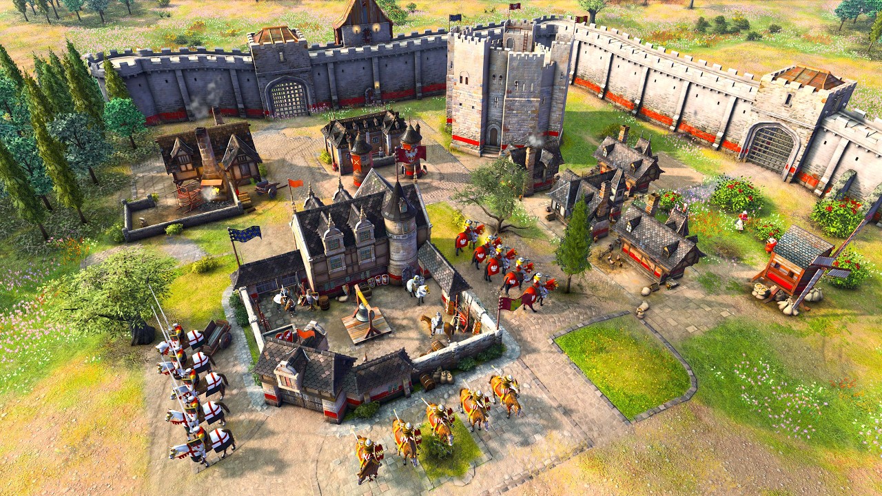 Age of Empires 4 Knights of Cross and Rose - GAMEPLAY (PC/UHD)