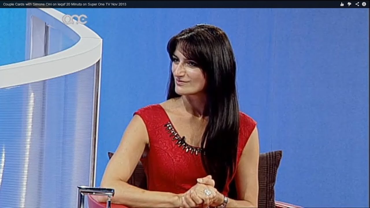Couple Cards with Simone Cini on Ieqaf 20 Minuta on Super One TV Nov 2013