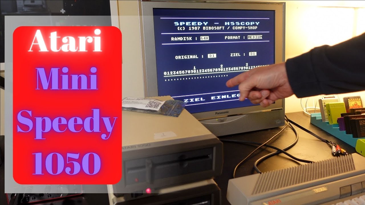 Atari 1050  drive Mini-Speedy Upgrade