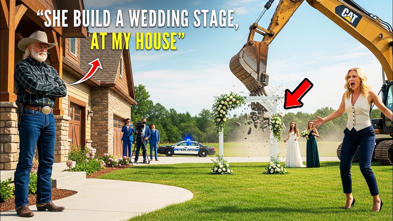 HOA Built a Wedding Stage at My House Without Permission — So I Tore It Down Through Bulldozers