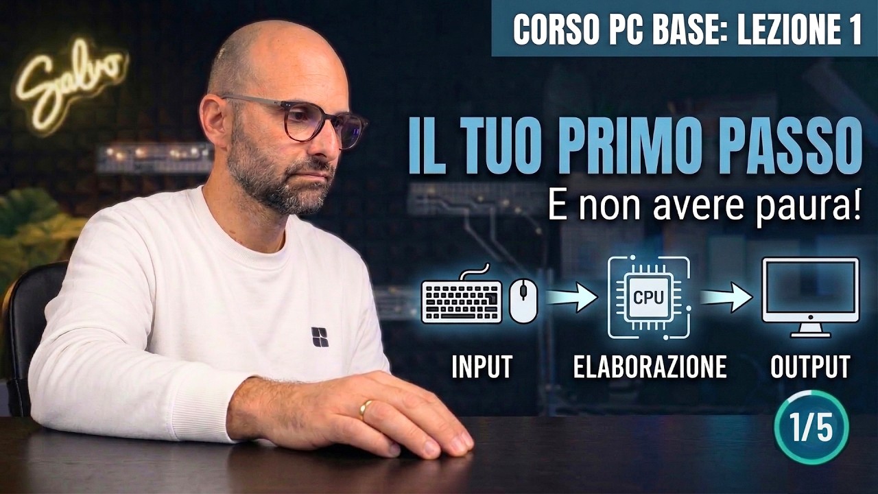 Corso Computer Base 2026: Impara a usare il PC da ZERO (Lezione 1)