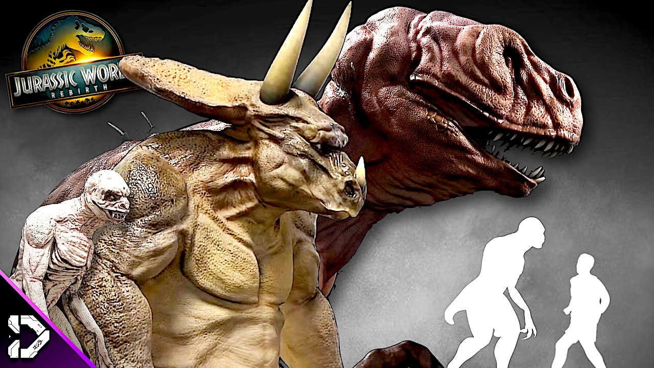 Jurassic World's INSANE Hybrids You Never Saw! (3D Animated COMPARISON)