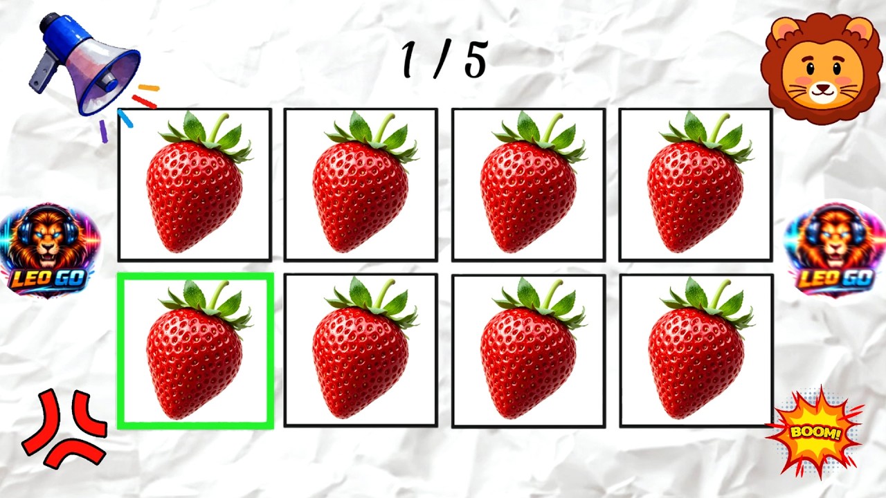 Say The Word On Beat Challenge | Level 1-4 Easy to Insane | Fruit Edition
