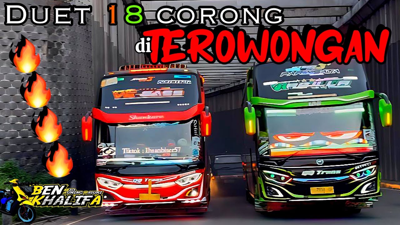 DUET SERUU‼‼TRIO BUS 18 CORONG NABILLA X VEGASS & ZAFIRA🔥🔥