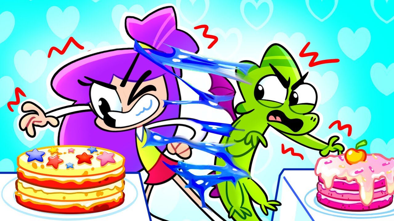 ¿Quién robó el pastel de cumpleaños? 🎂 Oh, no, ¿dónde está mi pastel? 😨 Dibujos animados para niños