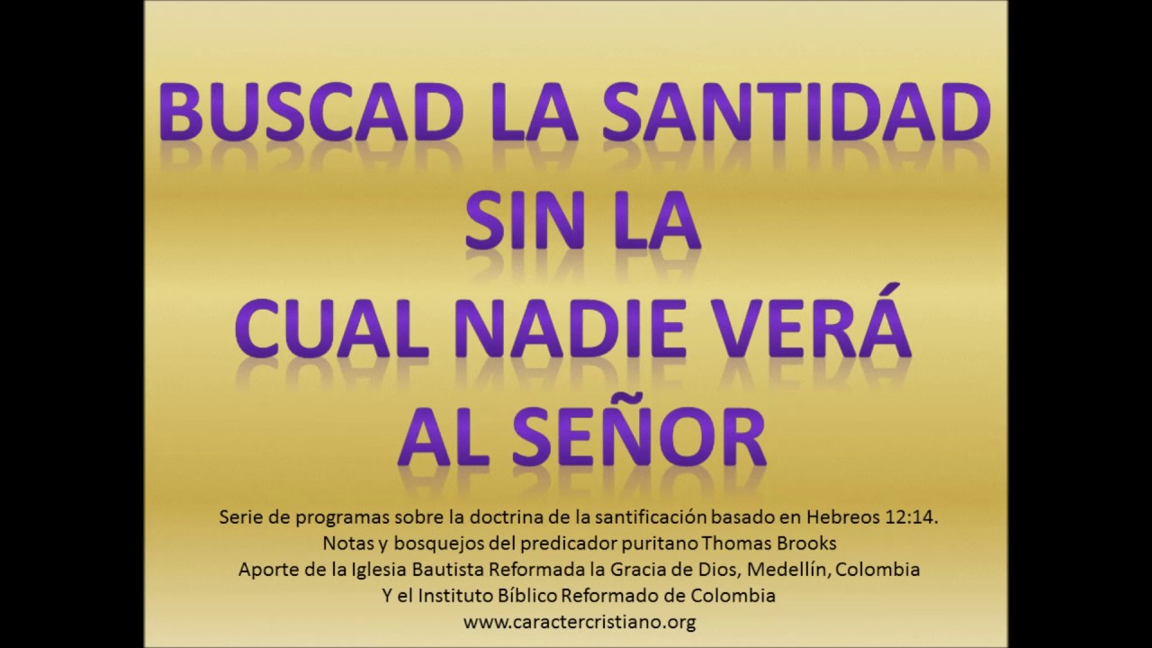 La Santidad 24 - La palabra de santidad 6